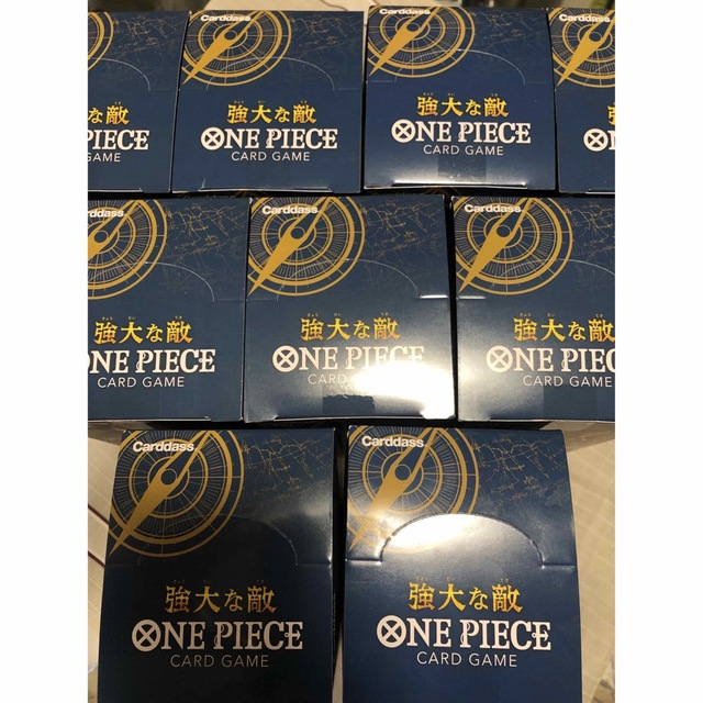 新品未開封 3BOXセット バンダイ ONE PIECEカードゲーム 強大な敵