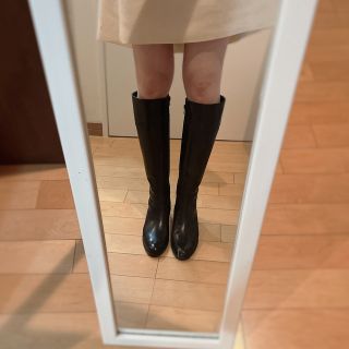 Pitti - 【美品】美脚ロングブーツ本革 ブラックの通販 by m* shop美品