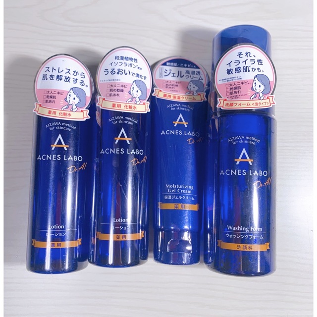 Acnes Labo(アクネスラボ)のどりー様専用♡アクネスラボ♡薬用♡4本セット♡ コスメ/美容のスキンケア/基礎化粧品(化粧水/ローション)の商品写真