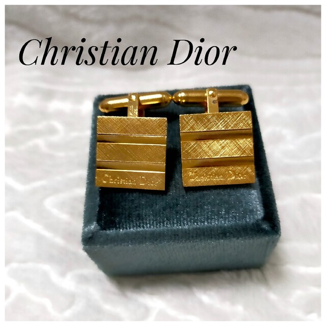 Christian Dior(クリスチャンディオール)のクリスチャンディオール カフス ゴールド Christian Dior メンズのファッション小物(カフリンクス)の商品写真