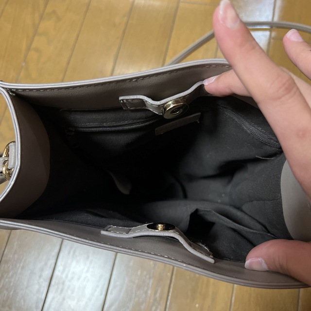 しまむら(シマムラ)のしまむらMUMU ミニバッグ付きスクエアトートバッグ レディースのバッグ(ショルダーバッグ)の商品写真