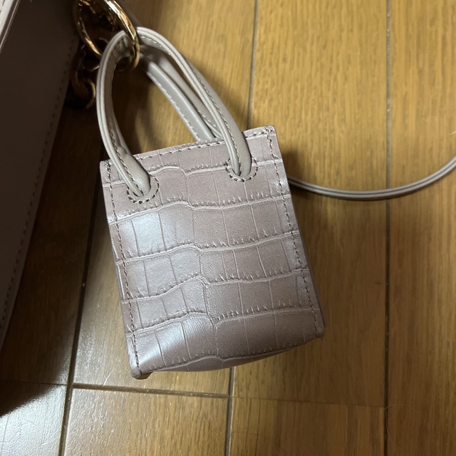 しまむら(シマムラ)のしまむらMUMU ミニバッグ付きスクエアトートバッグ レディースのバッグ(ショルダーバッグ)の商品写真