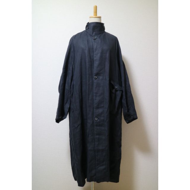 HYKE LINEN MILITARY COAT ハイク リネンミリタリーコート