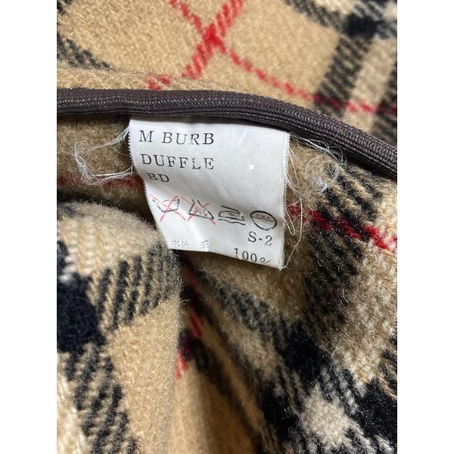 希少品 バーバリーズ 丸善 ダッフルウールコート ノバチェック ※一部訳