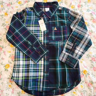 ベビーギャップ(babyGAP)の【新品未使用タグ付き】babyGAP 長袖 チェック 4years 105cm(Tシャツ/カットソー)