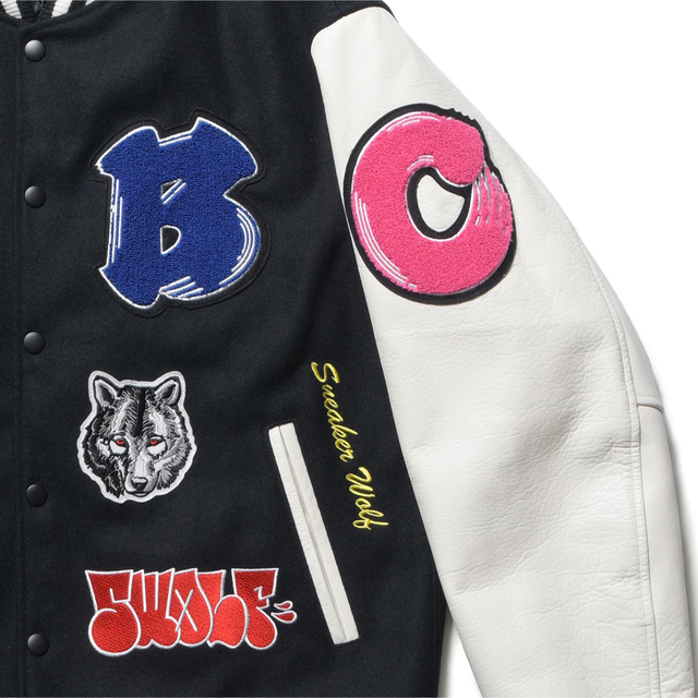 F.C.R.B SNEAKERWOLF TEAM VARSITY JACKET