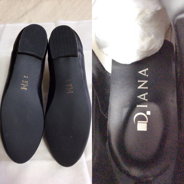 DIANA(ダイアナ)のダイアナDIANA♡ゴールドジップ♡レザーショートブーツ黒♡未使用 レディースの靴/シューズ(ブーツ)の商品写真