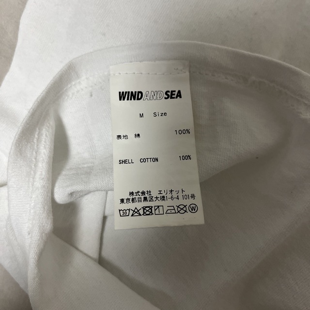 WIND AND SEA(ウィンダンシー)のWIND AND SEA×GOD SELECTION XXX 白Tシャツ M メンズのトップス(Tシャツ/カットソー(半袖/袖なし))の商品写真