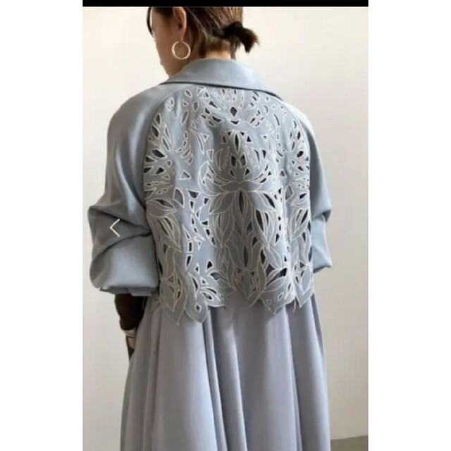 Ameri VINTAGE - BACK CUTTING LACE COAT スプリングコートの通販 by