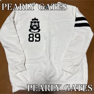 パーリーゲイツ(PEARLY GATES)のPEARLY GATES☆白トレーナー(ウエア)