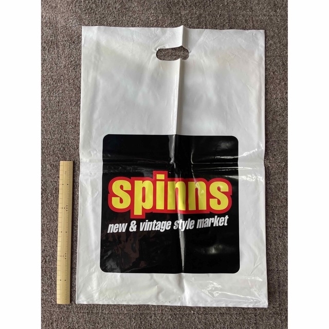 SPINNS(スピンズ)のSPINNS スピンズ ショップ袋 ショッパー 手提げ ナイロン 当時物 廃盤 レディースのバッグ(ショップ袋)の商品写真