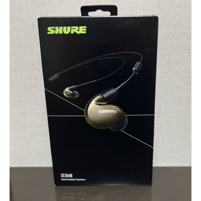 【未使用】SHURE ワイヤレスイヤホン SE846-BNZ＋BT2-A スマホ/家電/カメラのオーディオ機器(ヘッドフォン/イヤフォン)の商品写真