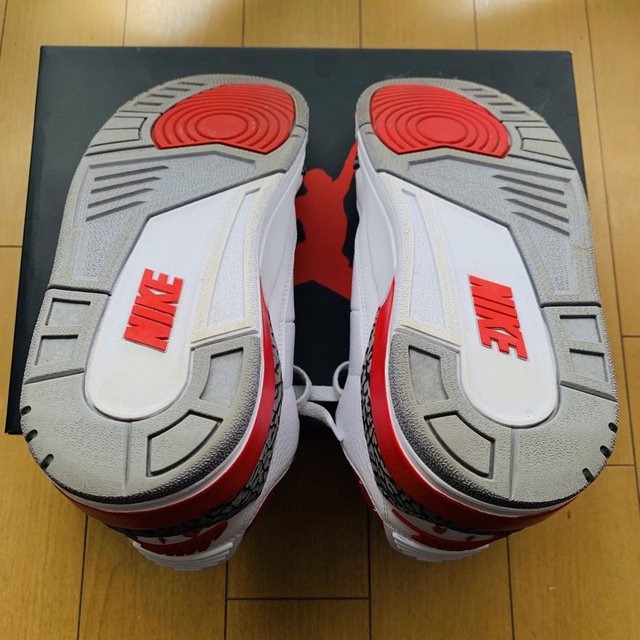 NIKE Air Jordan 3 OG Fire red 26cm(2022)