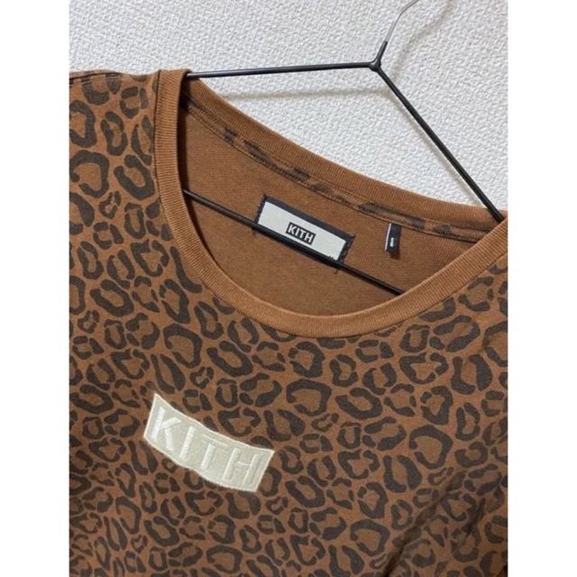KITH▽レオパード ボックスロゴロンT