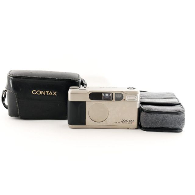 CONTAX T2 チタンクローム 【外観綺麗・動作確認済・純正ケース付】