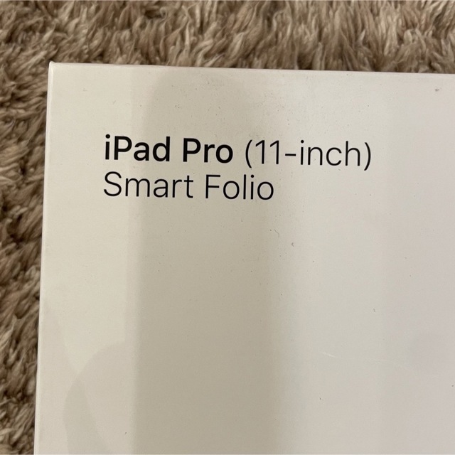 Apple(アップル)のApple アップル 純正 iPad pro Smart Folio 白 スマホ/家電/カメラのスマホアクセサリー(iPadケース)の商品写真