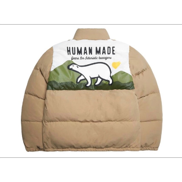 HUMAN MADE(ヒューマンメイド)のHUMAN MADE DOWN JACKET "Beige" レディースのジャケット/アウター(ダウンジャケット)の商品写真