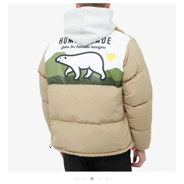 HUMAN MADE(ヒューマンメイド)のHUMAN MADE DOWN JACKET "Beige" レディースのジャケット/アウター(ダウンジャケット)の商品写真