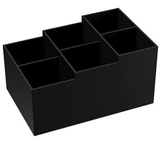 メイクブラシケースメイクブラシ 収納メイクブラシスタンド, 黒いメイクボックス (メイクボックス)