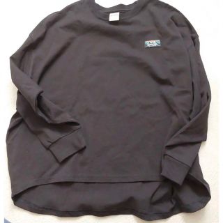 アウトドア(OUTDOOR)のOUTDOOR バクプリありの黒のロンT  L (Tシャツ(長袖/七分))