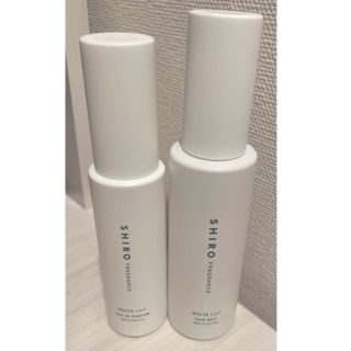 シロ(shiro)のshiro しろ　ホワイトリリー　ヘアミストとオードパルファンのセット(香水(女性用))