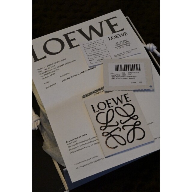 LOEWE(ロエベ)のLOEWE - メタルフラワー ヒール ポーチ レディースのバッグ(ショルダーバッグ)の商品写真