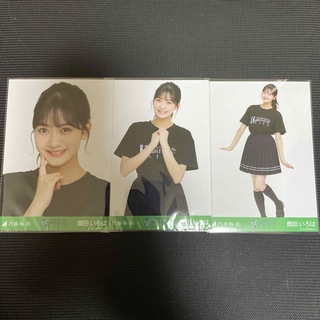 ノギザカフォーティーシックス(乃木坂46)の乃木坂46 奥田いろは　11thBDライブTシャツ バスラ 3種コンプ 生写真(アイドルグッズ)