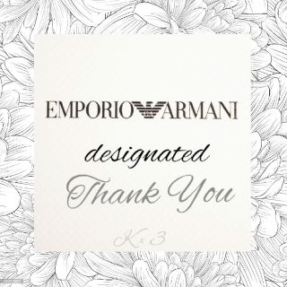 エンポリオアルマーニ(Emporio Armani)のゆりり様☆EMPORIO ARMANI ラッピング用シール・リボン(ショップ袋)