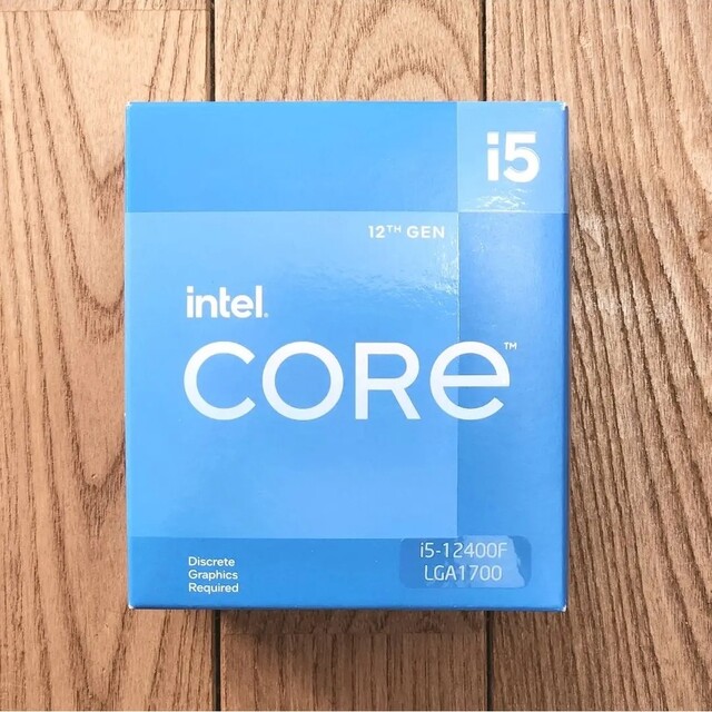 クーラー未使用INTEL Core i5-12400F