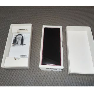 SONY Xperia 5 SO-01M Red(スマートフォン本体)