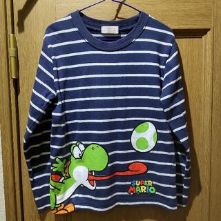 バンダイ(BANDAI)のスーパーマリオ　ヨッシーのＴシャツ(長袖)　サイズ130(Tシャツ/カットソー)