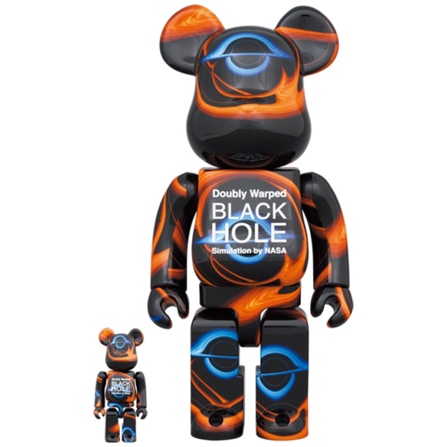 BE@RBRICK(ベアブリック)のBE@RBRICK BLACK HOLE 100％ & 400％ 新品 エンタメ/ホビーのおもちゃ/ぬいぐるみ(その他)の商品写真