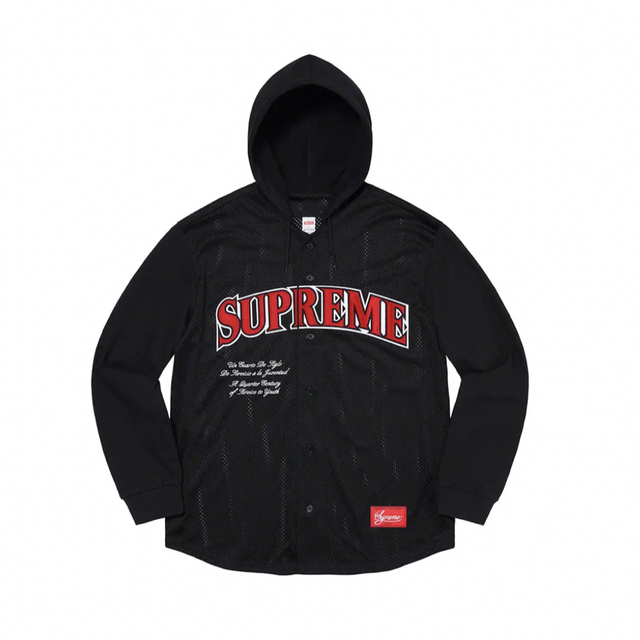 Supreme Mesh Hooded L/S Baseball Jersey - その他