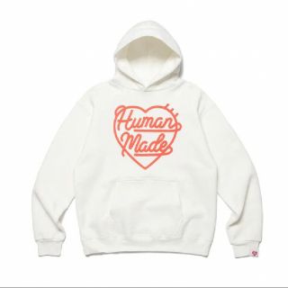 ヒューマンメイド(HUMAN MADE)の新品 Human Made Heart Sweat XLパーカー  白 (パーカー)