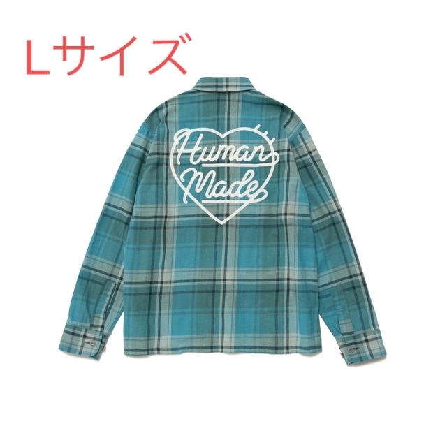 HUMAN MADE(ヒューマンメイド)のLサイズ HUMAN MADE CHECKED OVERSHIRT メンズのトップス(シャツ)の商品写真