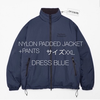 【SET UP】エンノイとスタイリスト私物　ジャケット+パンツ　ブルー　XXL(ナイロンジャケット)