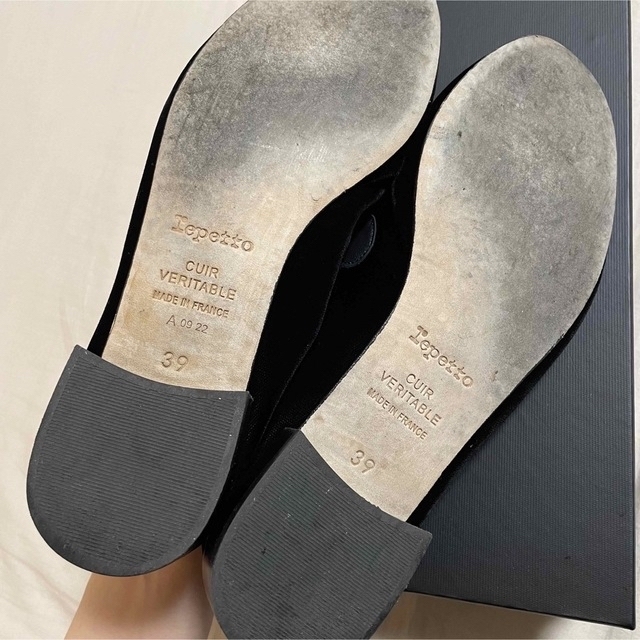 repetto(レペット)の〈日本限定〉Michael Loafers ベロア レディースの靴/シューズ(ローファー/革靴)の商品写真