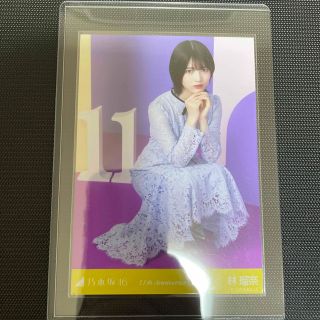 ノギザカフォーティーシックス(乃木坂46)の乃木坂46 林瑠奈　11周年記念 anniversary 生写真 座り(アイドルグッズ)