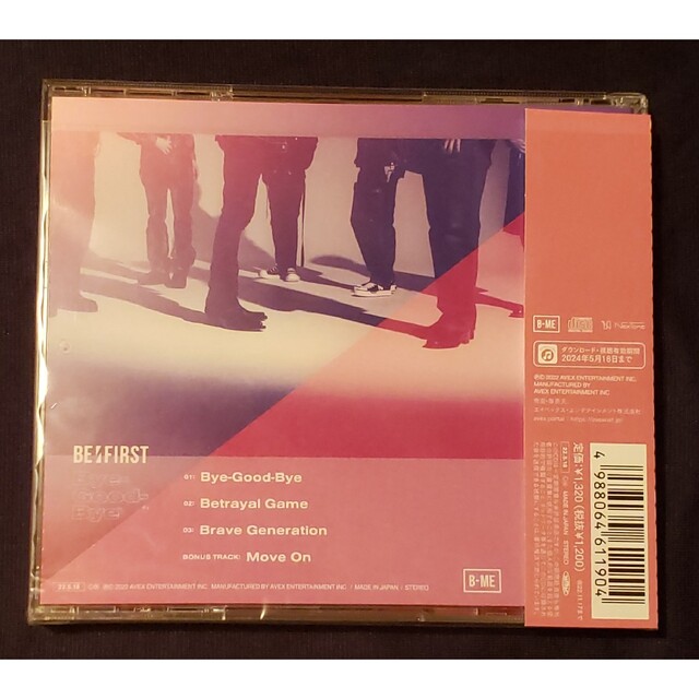 BE:FIRST(ビーファースト)のBE:FIRST  Bye-Good-Bye（初回生産限定盤）トレカなし エンタメ/ホビーのCD(ポップス/ロック(邦楽))の商品写真