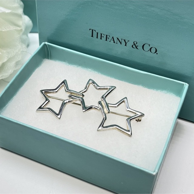 Tiffany(ティファニー)トリプルスターブローチ-