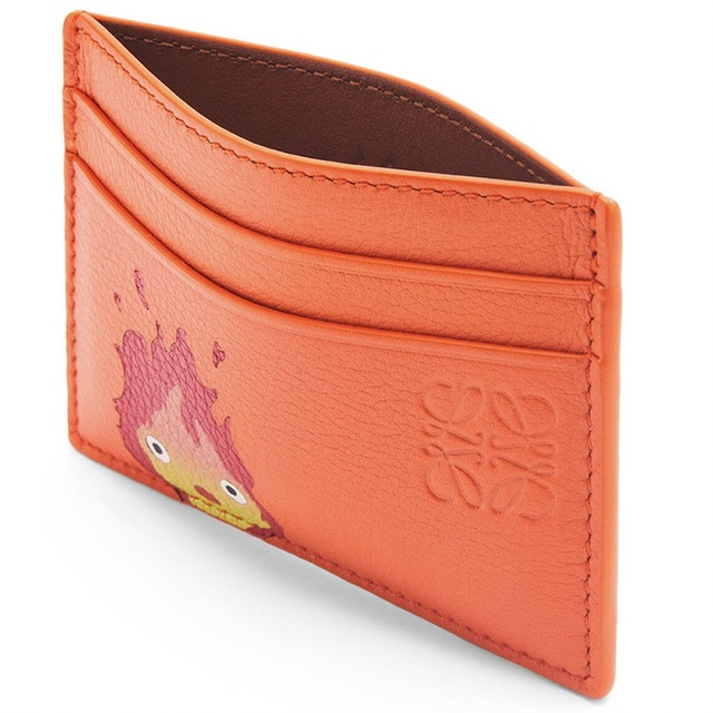 LOEWE ロエベ ハウルの動く城 カルシファー カードケース オレンジ