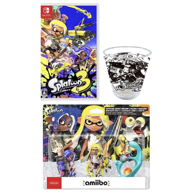 スプラトゥーン3 とamiiboセット エンタメ/ホビーのゲームソフト/ゲーム機本体(家庭用ゲームソフト)の商品写真