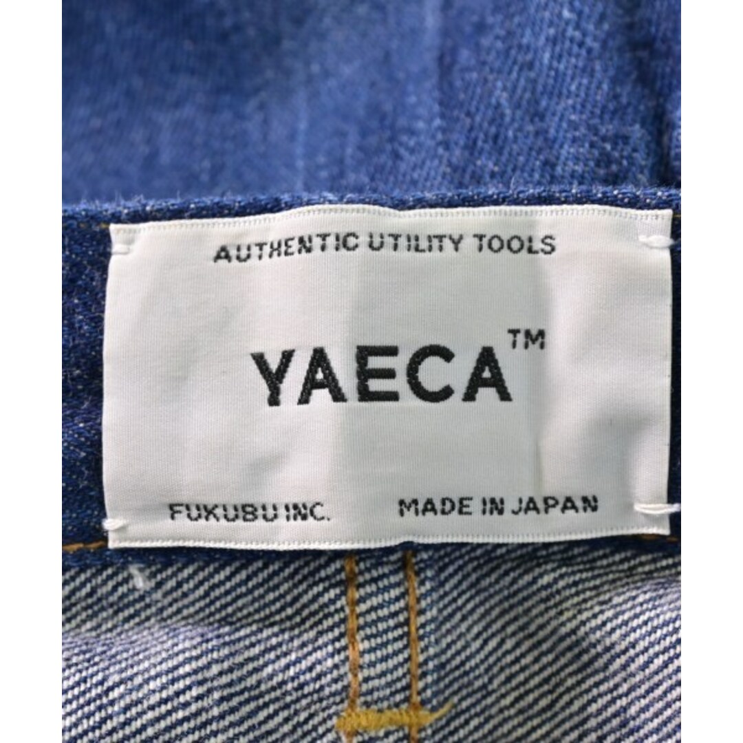 YAECA(ヤエカ)のYAECA ヤエカ デニムパンツ 30(M位) 青(デニム) 【古着】【中古】 メンズのパンツ(デニム/ジーンズ)の商品写真
