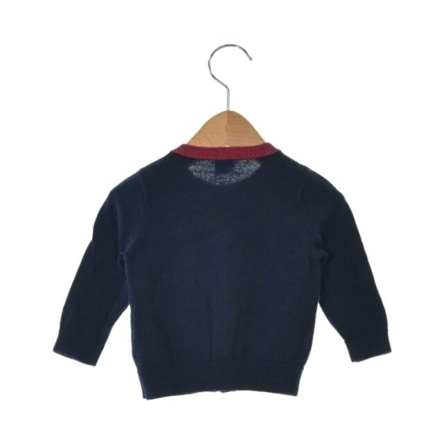 PETIT BATEAU(プチバトー)のPETIT BATEAU プチバトー ニット 74 紺系 【古着】【中古】 キッズ/ベビー/マタニティのキッズ服女の子用(90cm~)(ニット)の商品写真