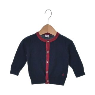 プチバトー(PETIT BATEAU)のPETIT BATEAU プチバトー ニット 74 紺系 【古着】【中古】(ニット)