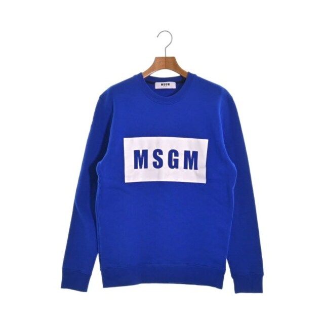 MSGM エムエスジーエム スウェット XS 青 | wic-capital.net