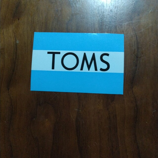 TOMS(トムズ)のTOMS シール エンタメ/ホビーのコレクション(ノベルティグッズ)の商品写真
