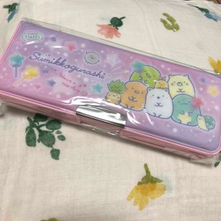 サンエックス(サンエックス)の新品　すみっコぐらし　筆箱　女の子　入学準備　両面(ペンケース/筆箱)