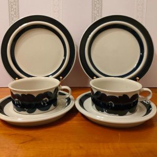 ARABIA - アラビア ARABIA アネモネ トリオ 2客セット 美品の通販|ラクマ