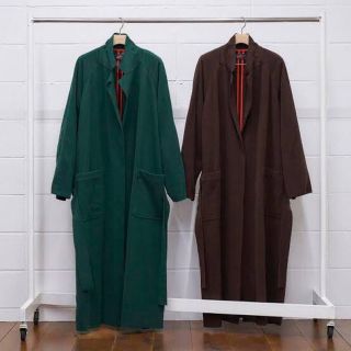 アンユーズド(UNUSED)のUNUSED × NIUKU WOOL GOWN COAT green(その他)